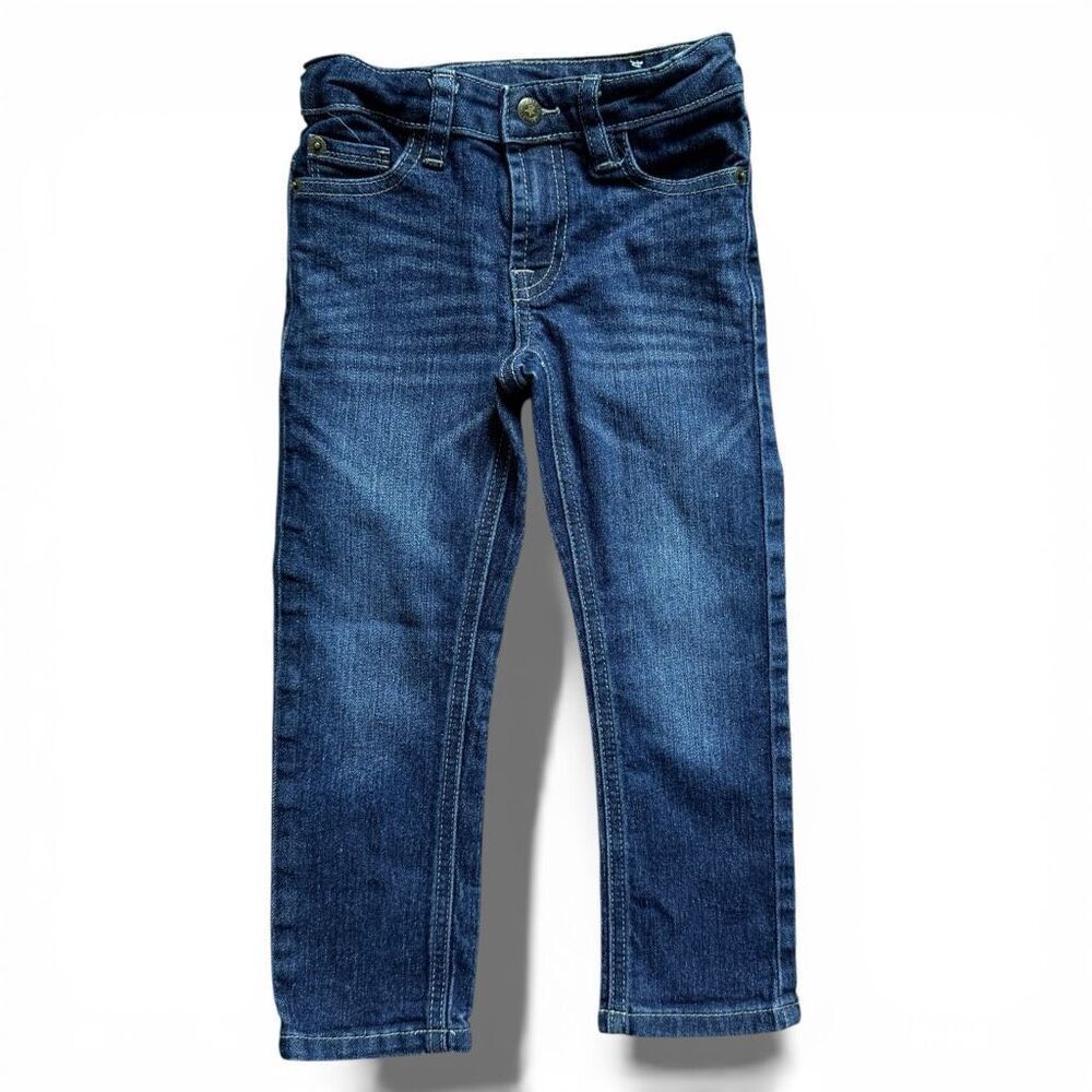 Toddler Boys Gumballs Dark Rinse Skinny Jeans - Sz 3T